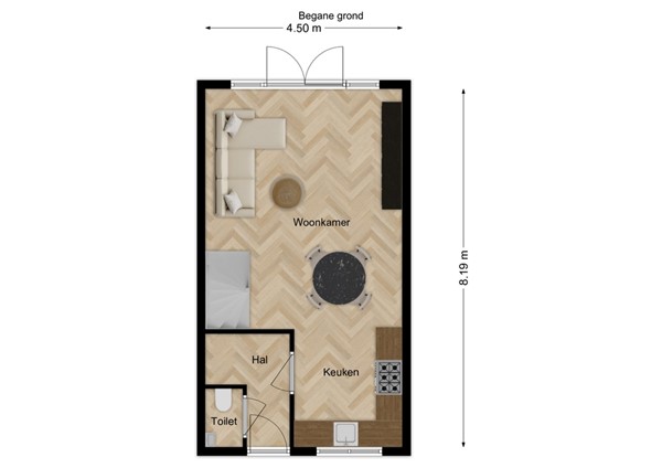 Bergmolenstraat 11, 5175 RX Loon op Zand - 1 - Plattegrond BG.jpg