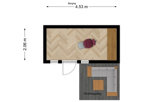 Bergmolenstraat 11, 5175 RX Loon op Zand - 4 - Plattegrond B.jpg