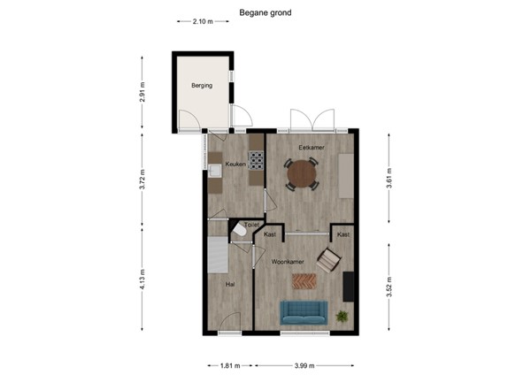 Mr. van Coothstraat 61, 5141 ER Waalwijk - 1 - Plattegrond BG.jpg