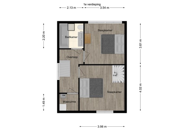 Mr. van Coothstraat 61, 5141 ER Waalwijk - 2 - Plattegrond EV.jpg