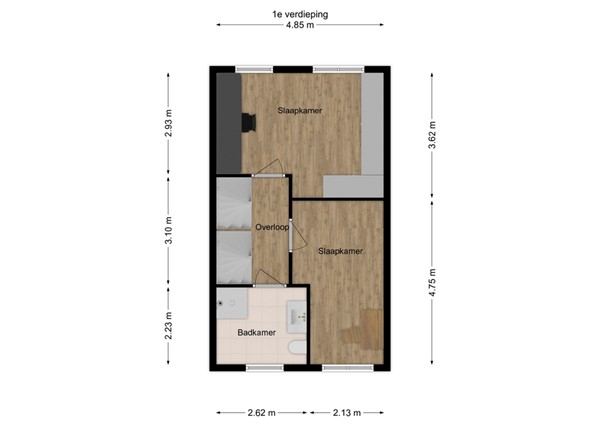 Van Vessemstraat 23, 5142 VN Waalwijk - 2 - Plattegrond EV.jpg