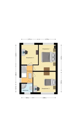 Raadhuisstraat 12B, 4266 EB Eethen - Plattegrond Raadhuisstraat 12b Eethen Verdieping.jpg