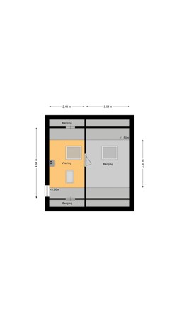 Raadhuisstraat 12B, 4266 EB Eethen - Plattegrond Raadhuisstraat 12b Eethen Zolder.jpg