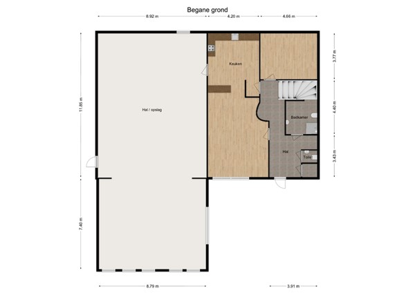 Raadhuisstraat 144A, 5161 BK Sprang-Capelle - 17 - Plattegrond BG.jpg