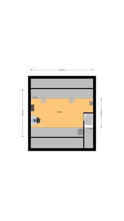 St. Elisabethstraat 43, 4273 EH Hank - Plattegrond Sint Elisabethstraat 43 Hank Zolder.jpg