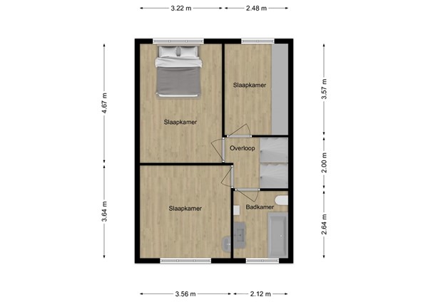 Kempenland 14, 5171 HC Kaatsheuvel - 2 - Plattegrond EV.jpg