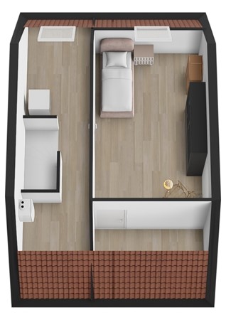 Nanningh Keyserstraat 12, 4254 EP Sleeuwijk - Plattegrond 3D Nanningh Keyserstraat 12 Sleeuwijk Zolder.jpg