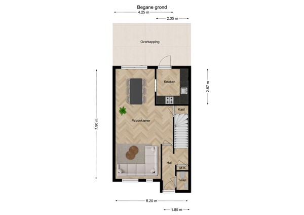 Lijster 24, 5161 ST Sprang-Capelle - 1 - Plattegrond BG.jpg