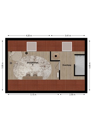 Beukenkampstraat 2, 4251 BJ Werkendam - Plattegrond Beukenkampstraat 2 Werkendam Zolder.jpg