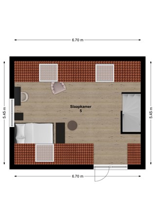 Beukenkampstraat 2, 4251 BJ Werkendam - Plattegrond Beukenkampstraat 2 Werkendam Zolder ll.jpg