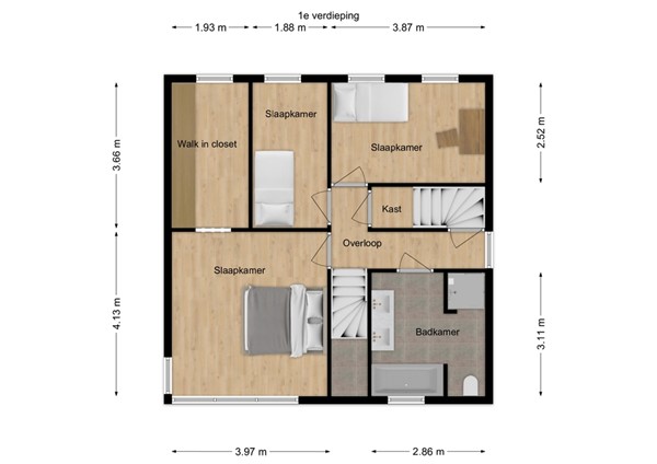 Achter de Hoven 2A, 5161 BT Sprang-Capelle - 2 - Plattegrond EV.jpg