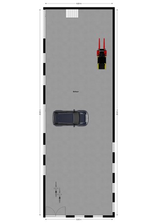 Eindsestraat 27, 4267 GX Drongelen - Plattegrond Eindesestraat 27 Drongelen Schuur.jpg