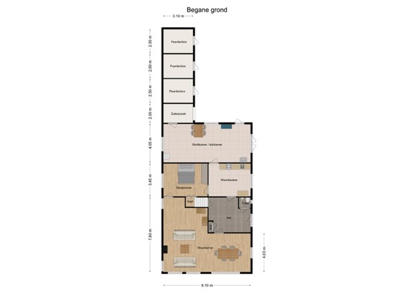 Hoofdstraat 83, 5161 PE Sprang-Capelle - 1 - Plattegrond BG.jpg