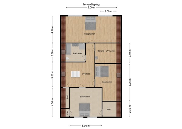 Hoofdstraat 83, 5161 PE Sprang-Capelle - 2 - Plattegrond EV.jpg