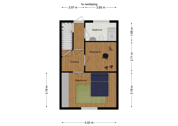 Burgemeester Smeelelaan 24, 5144 AS Waalwijk - 2 - Plattegrond EV.jpg