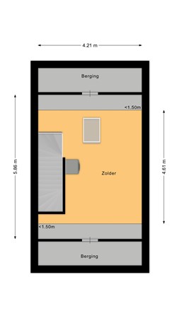 Boerengroen 50, 4281 JH Andel - Plattegrond Boerengroen 50 Andel Zolder.jpg