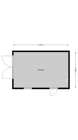 Korenschoof 28, 4283 HH Giessen - Plattegrond Korenschoof 28 Giessen Garage.jpg
