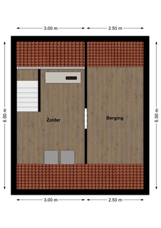 Spijksweer 3, 4251 XR Werkendam - Plattegrond Spijksweer 3 Werkendam Zolder.jpg
