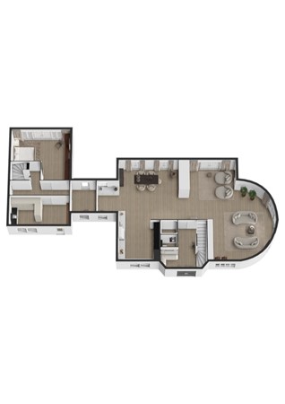 Schans 29, 4251 PW Werkendam - Plattegrond 3D Schans 29 Werkendam Begane grond.jpg