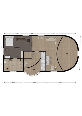 Schans 29, 4251 PW Werkendam - Plattegrond Schans 29 Werkendam Verdieping.jpg
