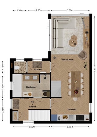 Veense Put 109, 4264 AL Veen - Plattegrond Veense Put 109 Veen Begane grond.jpg