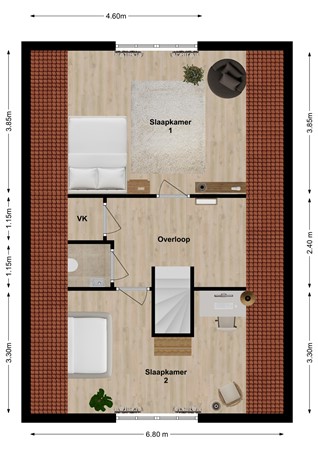 Veense Put 109, 4264 AL Veen - Plattegrond Veense Put 109 Veen Verdieping.jpg