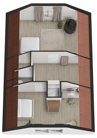 Veense Put 109, 4264 AL Veen - Plattegrond 3D Veense Put 109 Veen Verdieping.jpg