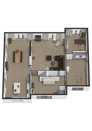 Bosbeemd 17, 5251 BX Vlijmen - Plattegrond 3D Bosbeemd 17 Vlijmen Begane grond.jpg