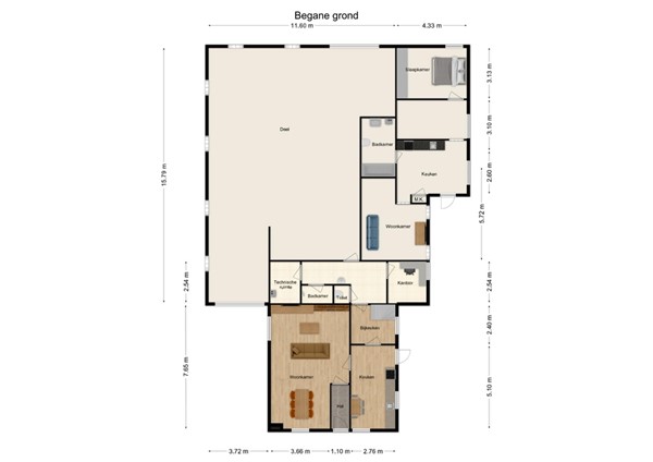 Baan 36, 5171 NC Kaatsheuvel - 1 - Plattegrond BG.jpg