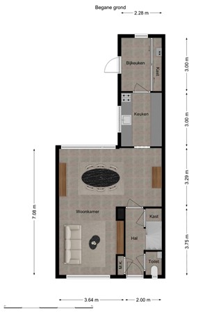 Debussystraat 26, 5144 WK Waalwijk - Plattegrond begane grond.jpg