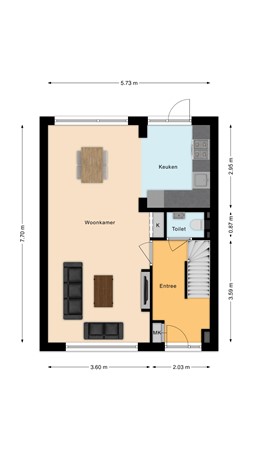 Beneluxlaan 8, 5251 LE Vlijmen - Plattegrond Beneluxlaan 8 Vlijmen.jpg