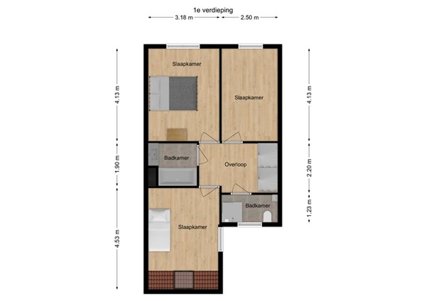 Jan van Scorelstraat 75, 4907 PK Oosterhout - 2 - Plattegrond EV.jpg