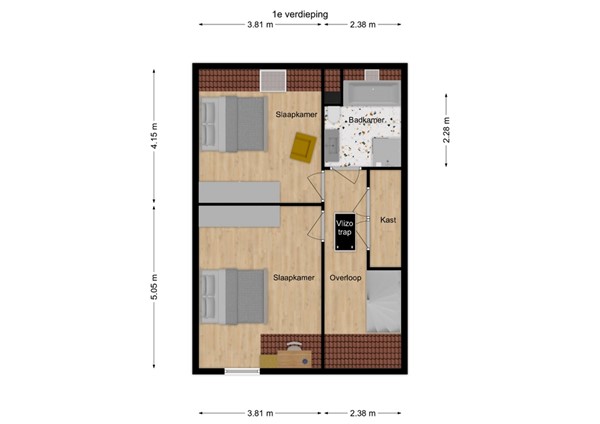 Patershof 13, 5165 BE Waspik - 2 - Plattegrond EV.jpg