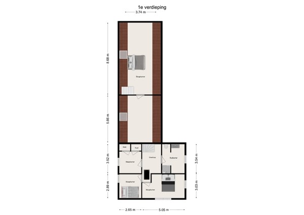 Kerkstraat 14, 5165 CG Waspik - 2 - Plattegrond EV.jpg