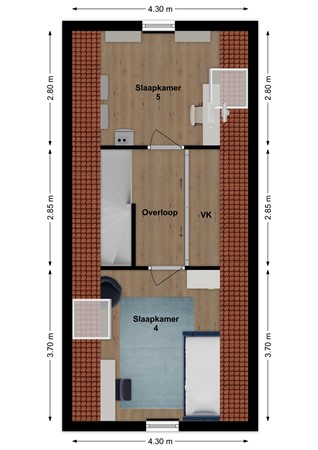 Bosuil 9, 5306 GP Brakel - Plattegrond Bosuil 9 Brakel Zolder.jpg