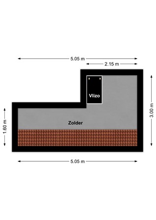 Jan Van Arkelstraat 33, 4254 CW Sleeuwijk - Plattegrond Jan van Arkelstraat 33 Sleeuwijk zolder.jpg