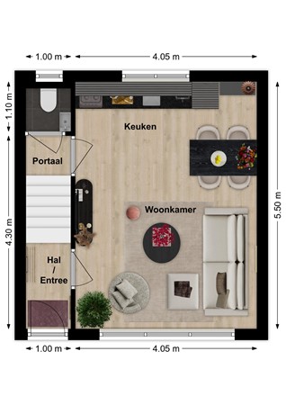 Sasdijk 19, 4251 AA Werkendam - Plattegrond Sasdijk 19 Werkendam Begane grond.jpg