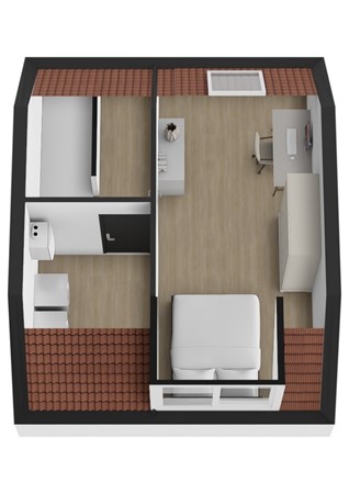 Herman de Ruijterstraat 24, 5307 VL Poederoijen - Plattegrond 3D Herman de Ruijterstraat 24 Poederoijen Zolder.jpg