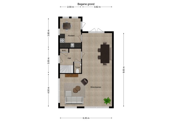 Ekster 1, 5161 WP Sprang-Capelle - 1 - Plattegrond BG.jpg