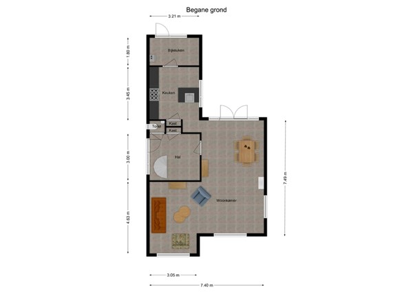 Bolkensteeg 40, 5103 AB Dongen - 1 - Plattegrond BG.jpg