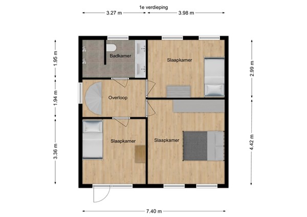 Bolkensteeg 40, 5103 AB Dongen - 2 - Plattegrond EV.jpg