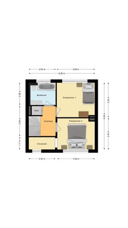 Dorpsstraat 107, 4268 GH Meeuwen - Plattegrond Dorpsstraat 107 Meeuwen Verdieping.jpg