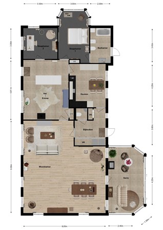C.Branderhorststraat 16, 4266 EL Eethen - Plattegrond C. Branderhorststraat 16 Eethen Begane grond.jpg
