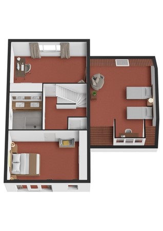 Buitenlust 4, 4254 XS Sleeuwijk - Plattegrond 3D Buitenlust 4 Sleeuwijk Verdieping.jpg