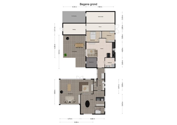 Vaartweg 202, 5106 NG Dongen - 1 - Plattegrond BG.jpg