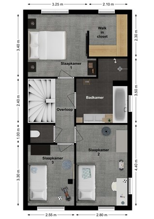 Boomgaard 13, 4281 JD Andel - Plattegrond Boomgaard 13 Andel Verdieping.jpg
