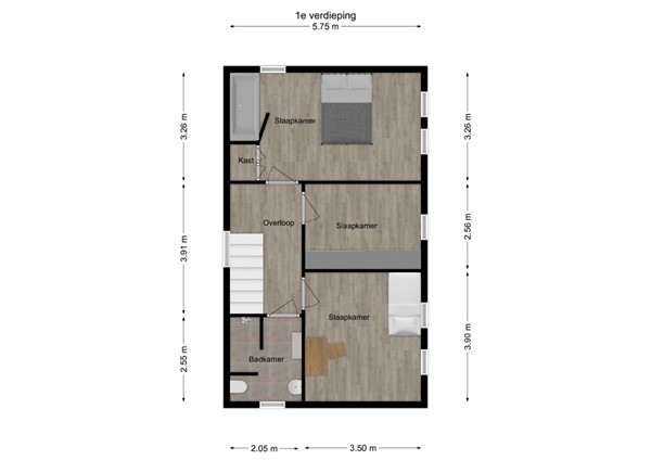 Ambachtsherenlaan 2, 5165 CX Waspik - 2 - Plattegrond EV.jpg
