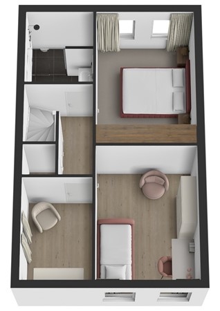Achtervliet 30, 4251 HR Werkendam - Plattegrond 3D Achtervliet 30 Werkendam verdieping.jpg