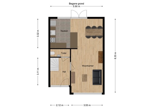 Voorvang 4, 4817 DE Breda - 1 - Plattegrond BG.jpg