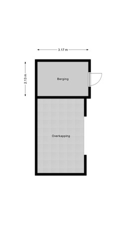 Ereprijs 56, 4251 JX Werkendam - Plattegrond Ereprijs 56 Werkendam Berging.jpg